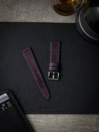 "Turnbull" Royal Purple Leather Watch Strap
