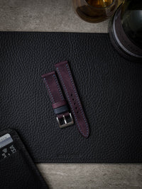 "Turnbull" Royal Purple Leather Watch Strap