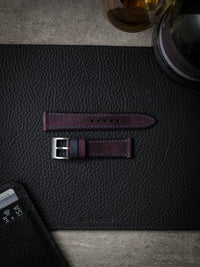 "Turnbull" Royal Purple Leather Watch Strap