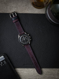 "Turnbull" Royal Purple Leather Watch Strap